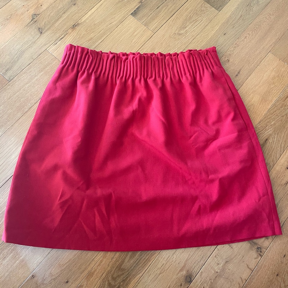 J. Crew Red Skirt Size 8
